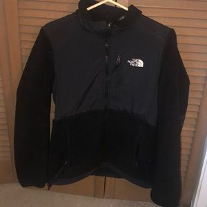 North Face Black  Denali fleece jacket